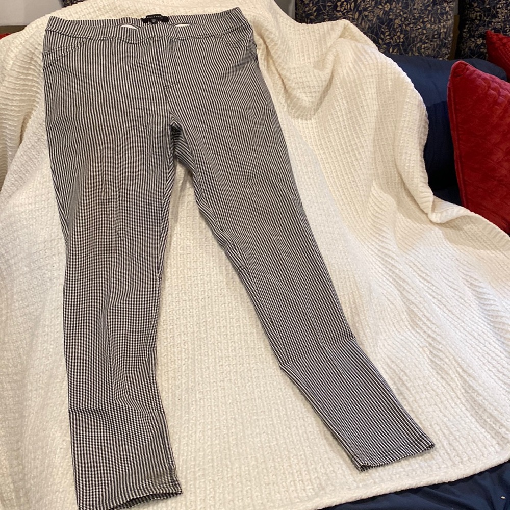 Sanctuary stretch black and white checkered pants